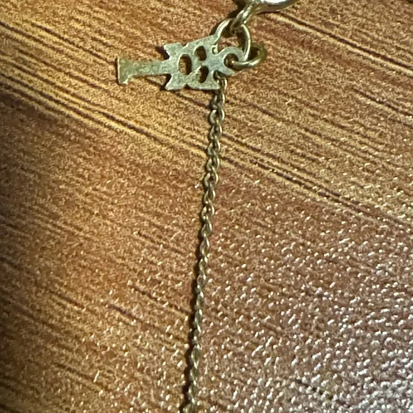 Trifari Gold Cross Long  Necklace - Picture 3 of 8
